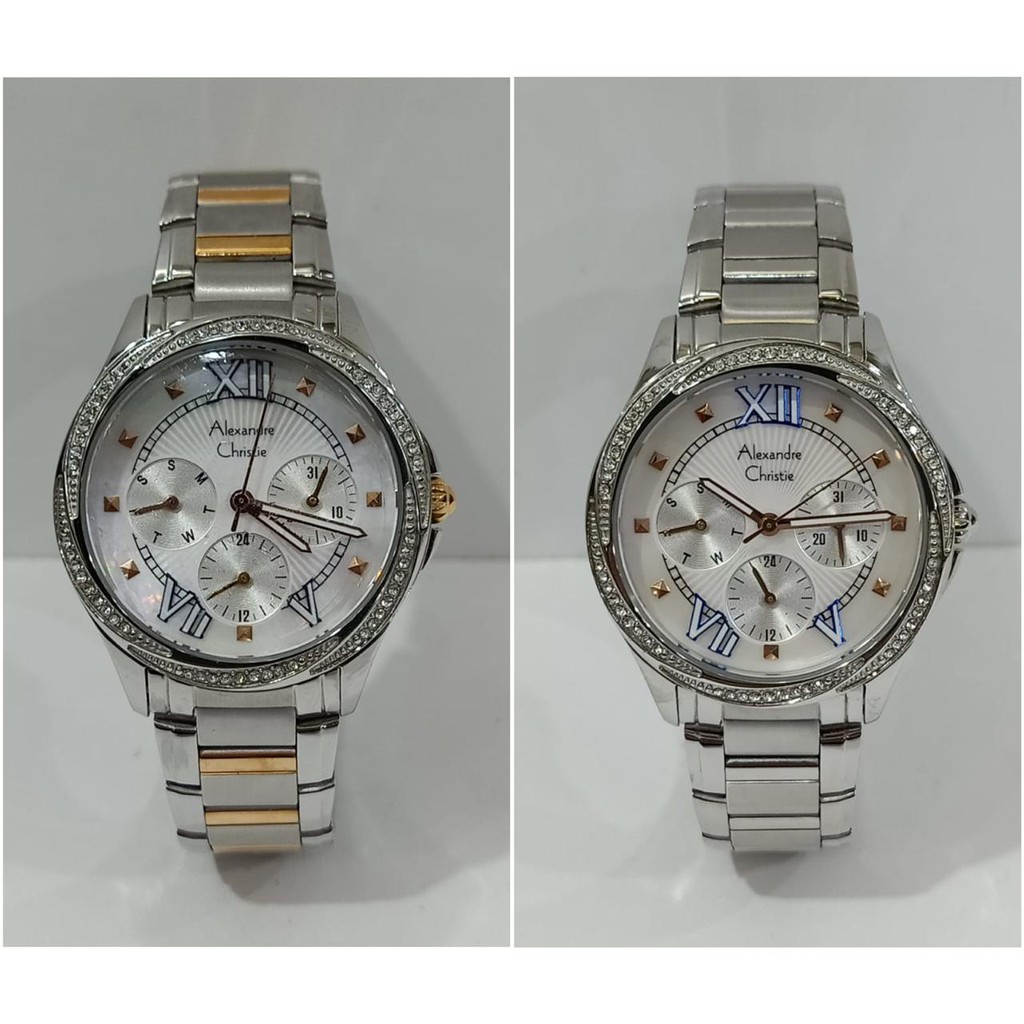 Jam Wanita Alexandre Christie AC2643 AC 2643 Original Garansi Resmi Alexander Christie Free Baterai
