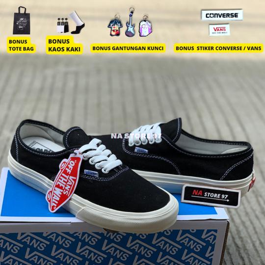 sepatu vans autentic vault black white premium quality Sneakers pria dan wanita