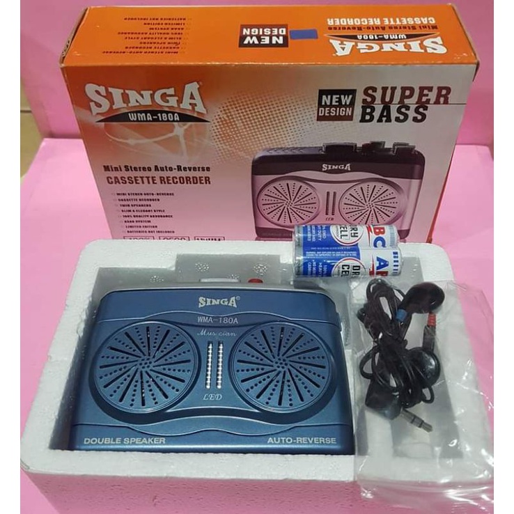 Walkman pemutar kaset pita retro murah