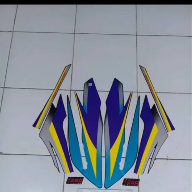 Striping gl max 2001 hitam biru