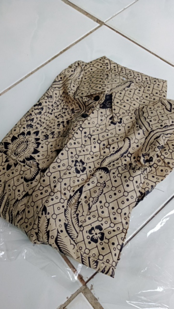 Batik Couple Notoarto Batik | Ipnu-ippnu  Kemeja Pria Sogan Lawasan Manuk Kembar