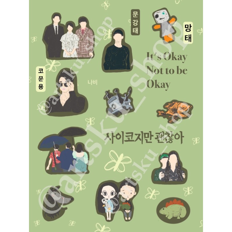 

Sticker It's Okay Not To Be Okay KDrama A6