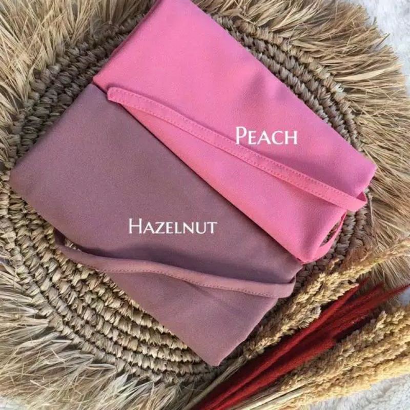 HIJAB SHALIHAH INSTAN DAILY SIMPLE NON PET (BERGO MARYAM)DIAMOND IMPORT-Hazelnut