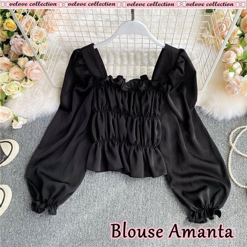 BISA COD BLOUSE AMANTA LD 100CM PJG57