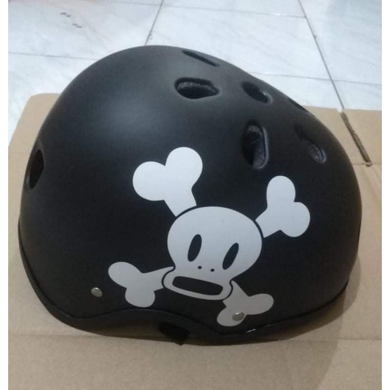 helm sepeda dewasa motif tengkorak 1uk xxl
