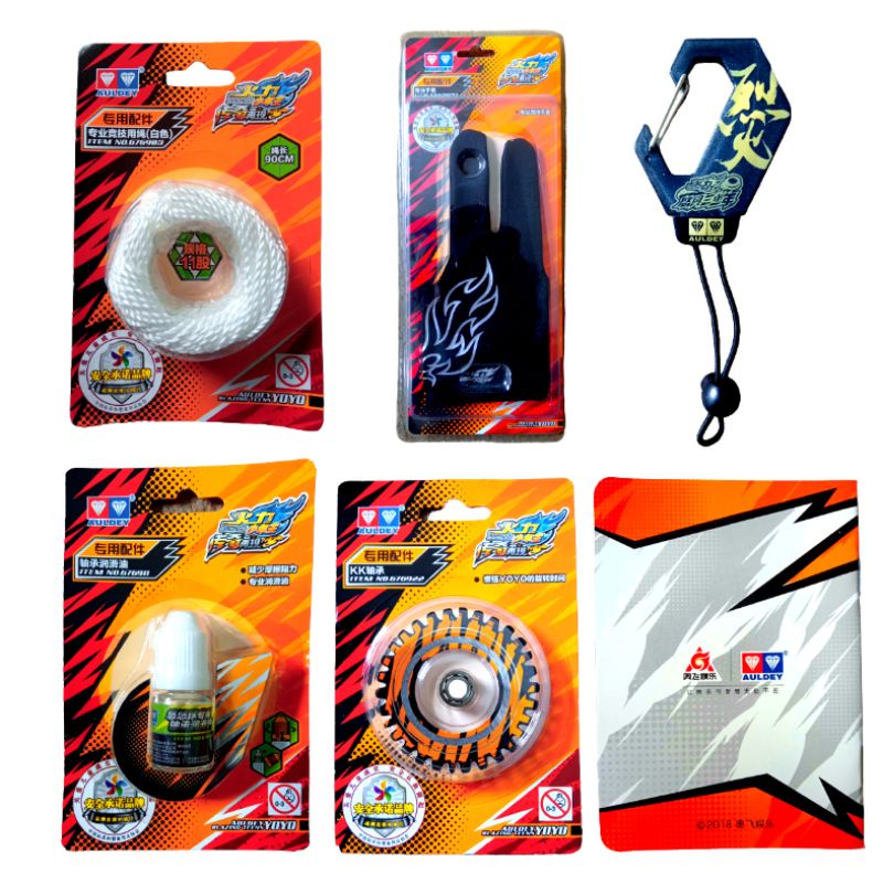 Aksesoris Yoyo Auldey Glove KK Bearing Tali Gantungan Yoyo TutorialBook ProfesionalMaster
