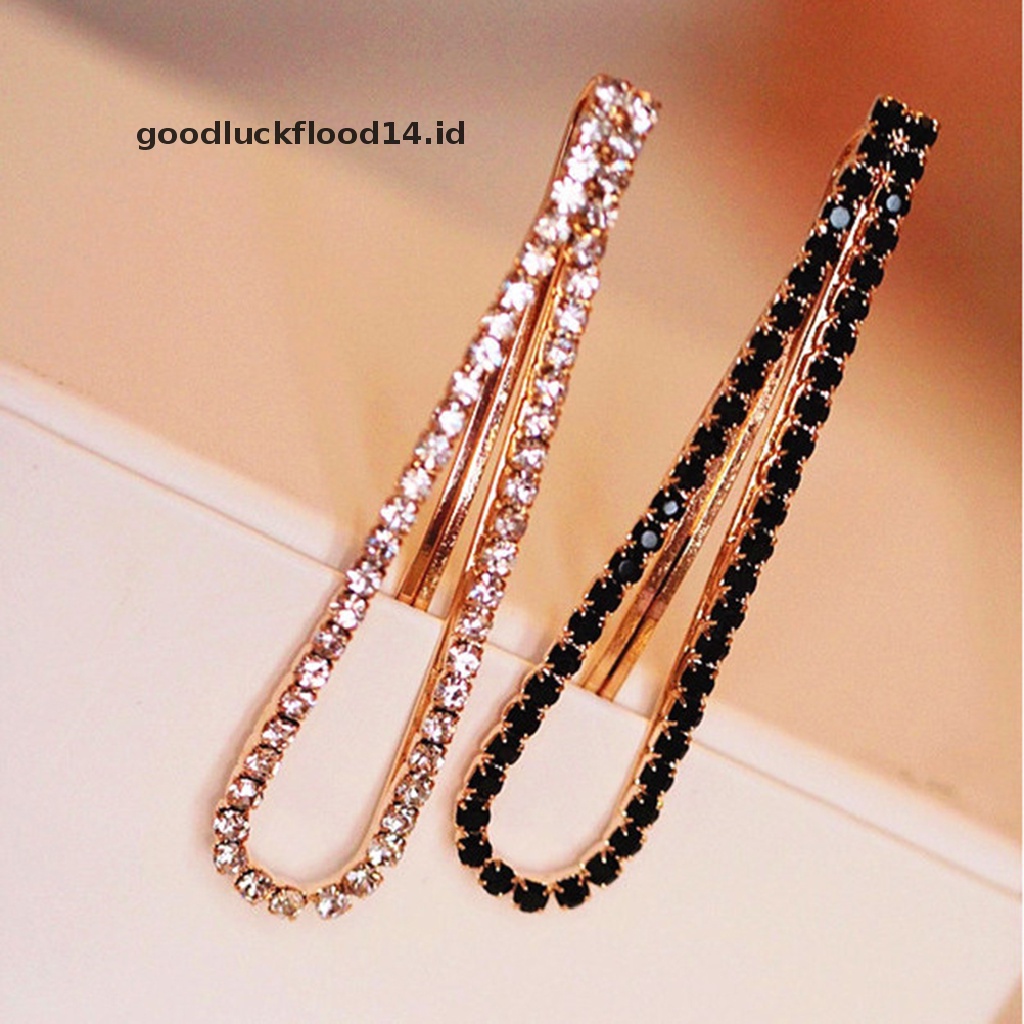 [OOID] New Crystal Women Flower Rhinestone Hair Pin Clips Barrette Comb Hairpin Bridal ID