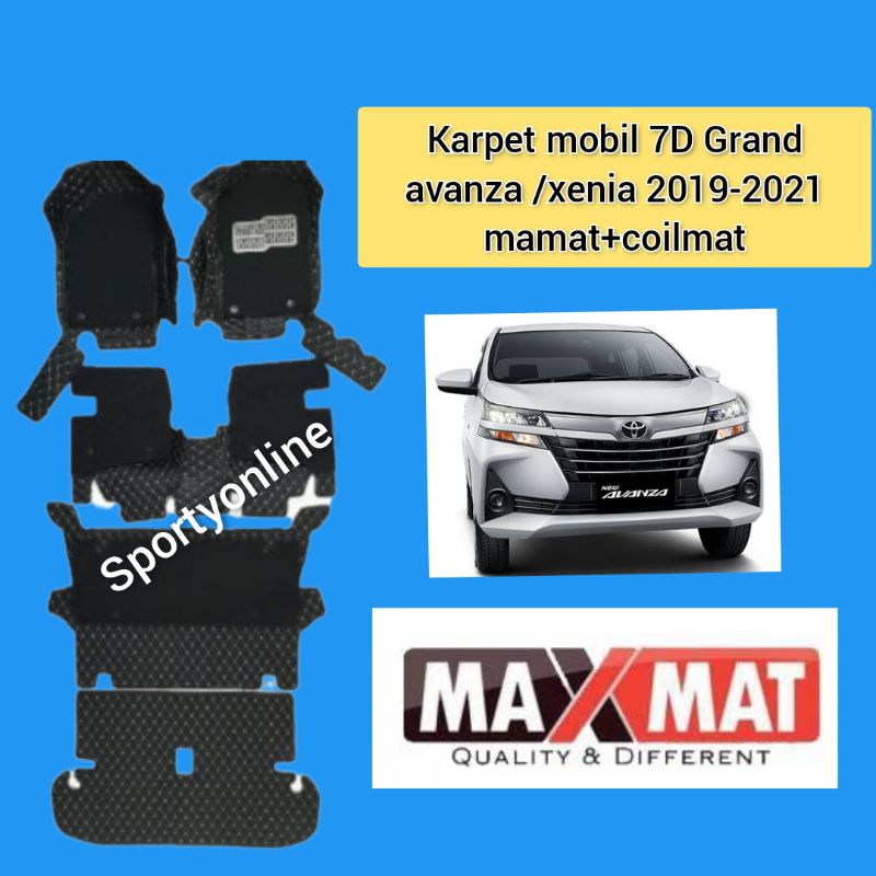 karpet mobil 7D maxmat Grand avanza xenia +coilmat 2019-2022