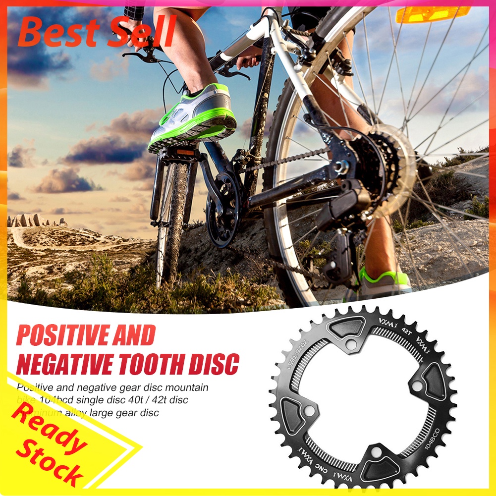 VXM 104BCD 40T/42T Round Mountain Bike Narrow Wide Chainring Single Speed