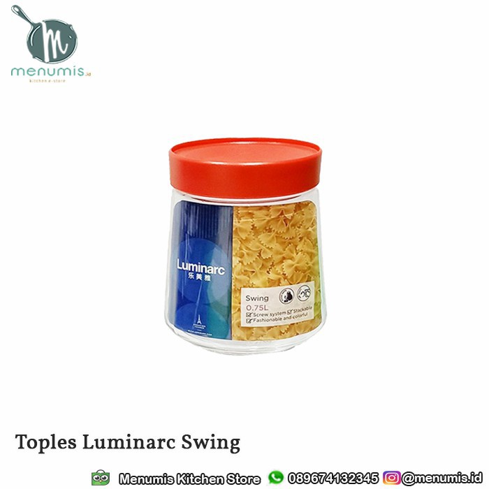 Toples Luminarc Set Swing 0,75 L / Toples Kaca Murah