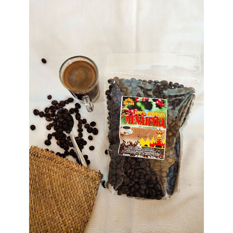 

KOPI MENARA KOPI ROBUSTA ASLI ROASTING MEDIUM/DARK 250gr/500gr