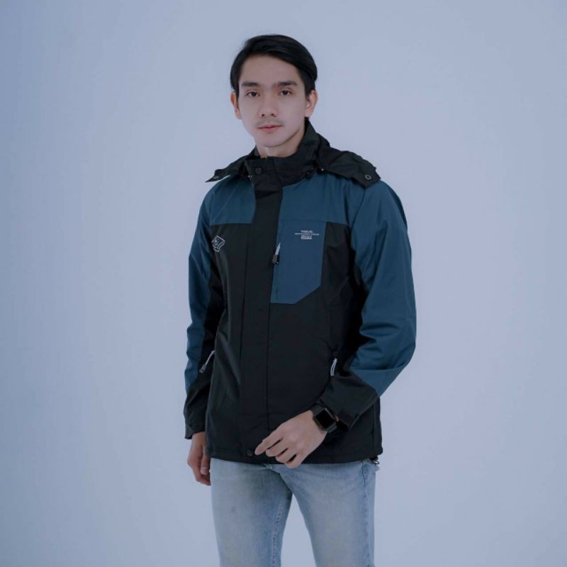 Casual jaket/CJ/salviohexia/cogoule wolv mothbless genious jaket pria Parka jaket outdoor thebojiel