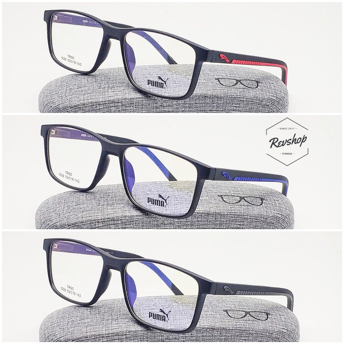 Frame Kacamata Puma Sport Square free lensa minus