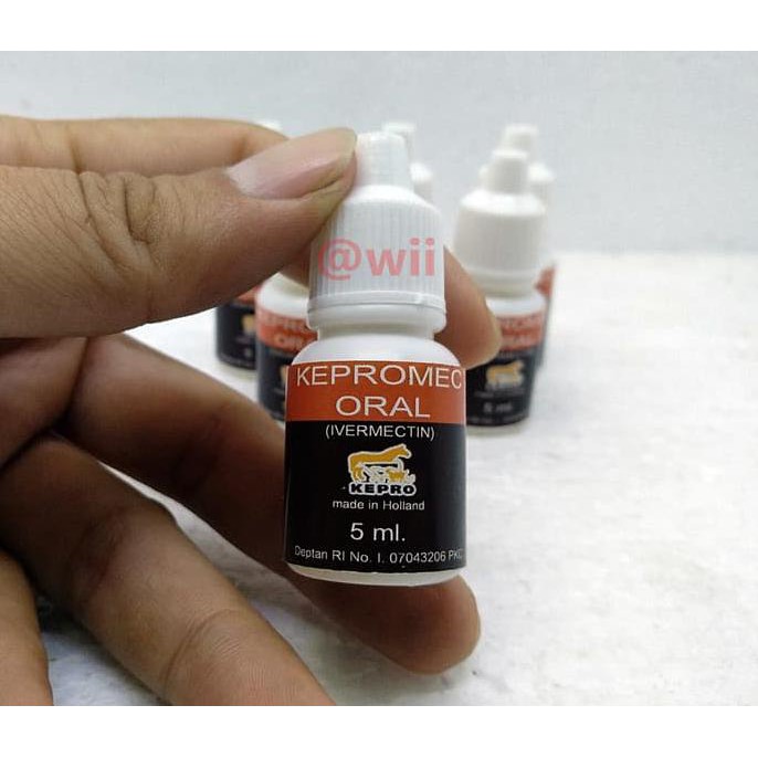 Kepromec Oral 5Ml Obat Kutu Jamur Scabies Gudik Demodex Anjing Kucing