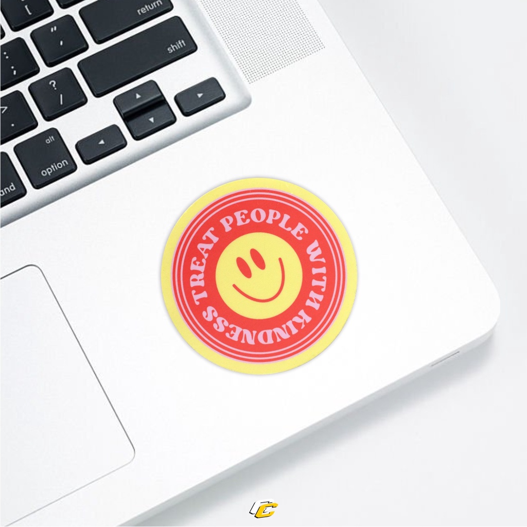 

TREAT PEOPLE WITH KINDNESS STICKER | stiker laptop helm motor mobil universal