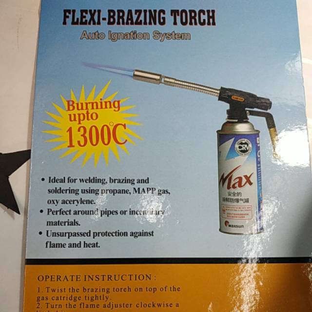 Kepala las flexible Blender las flexi brazing torch