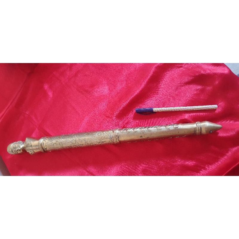 tongkat kuningan gambar soekarno