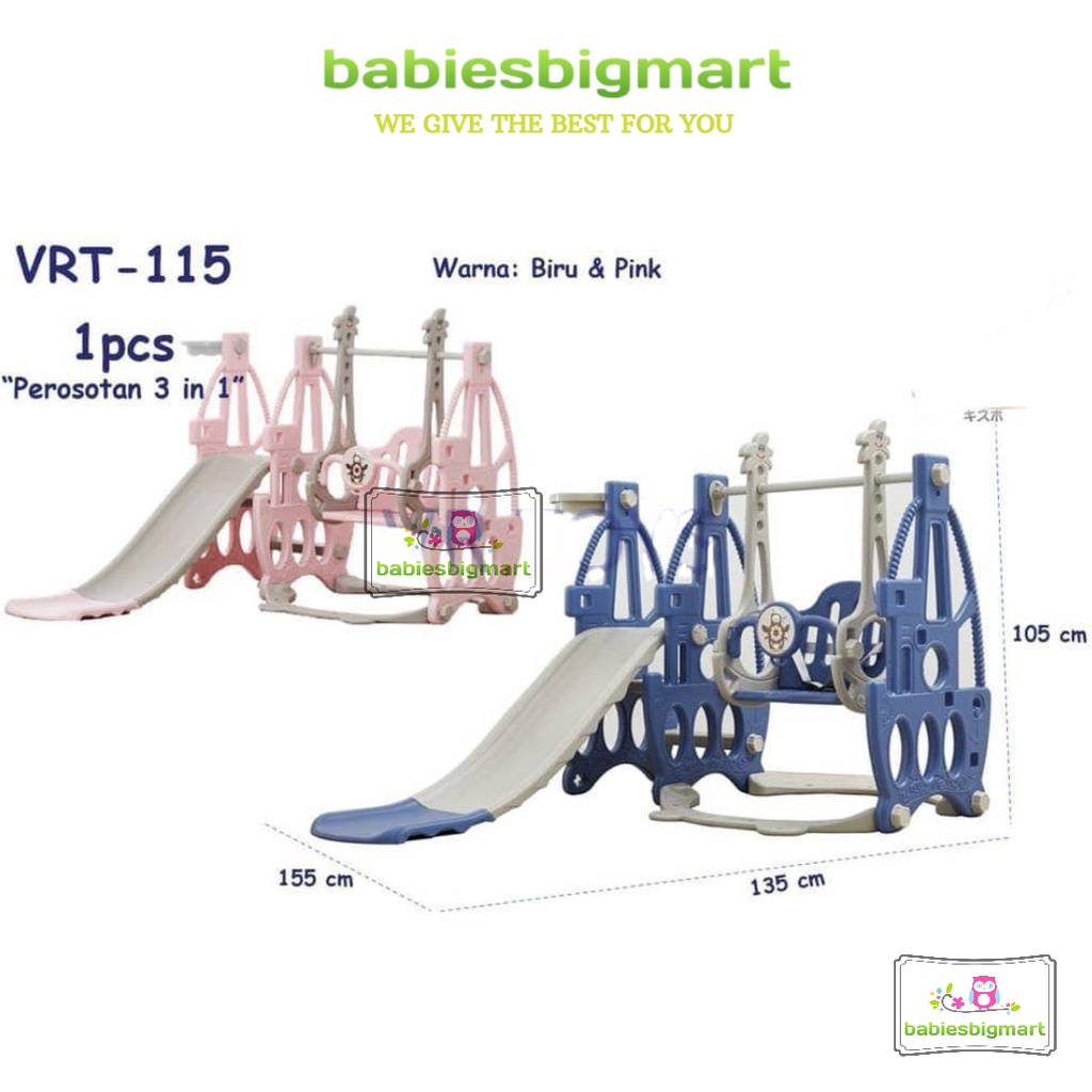 Mainan Anak Prosotan Ring Basket + Bola SB 8202 VRT 115 119 Perosotan Besar