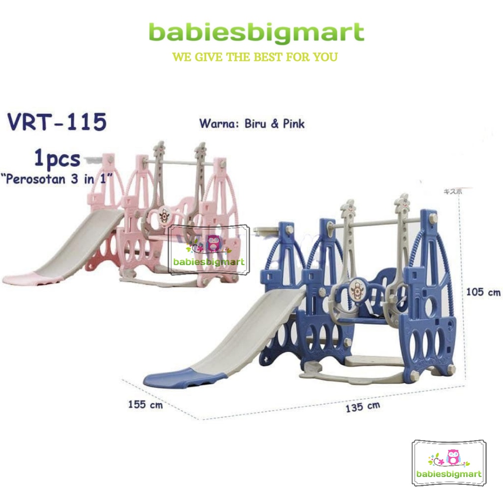 Mainan Anak Prosotan Ring Basket + Bola SB 8202 VRT 115 119 Perosotan Besar