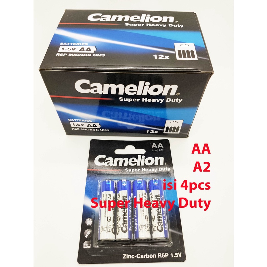 Jual Baterai Heavy Duty Camelion A Aa Isi Pcs V Battery Shopee Indonesia