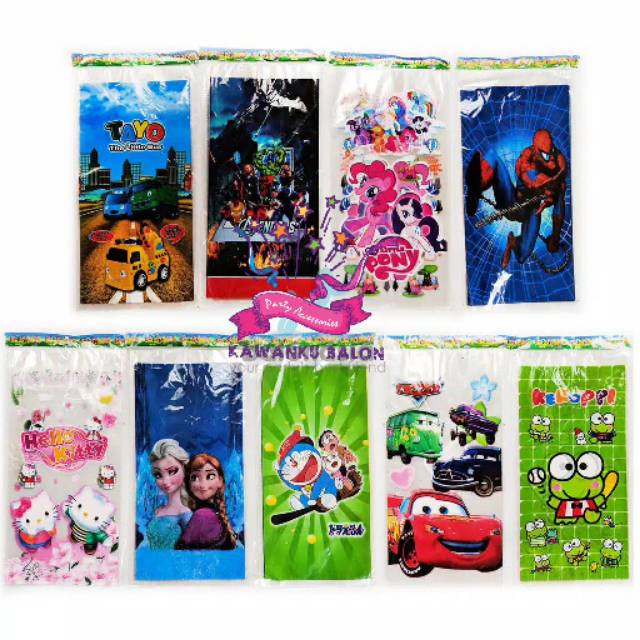 

Plastik Snack Karakter Besar dan kecil/Plastik Ulang Tahun/Plastik Souvenir Karakter