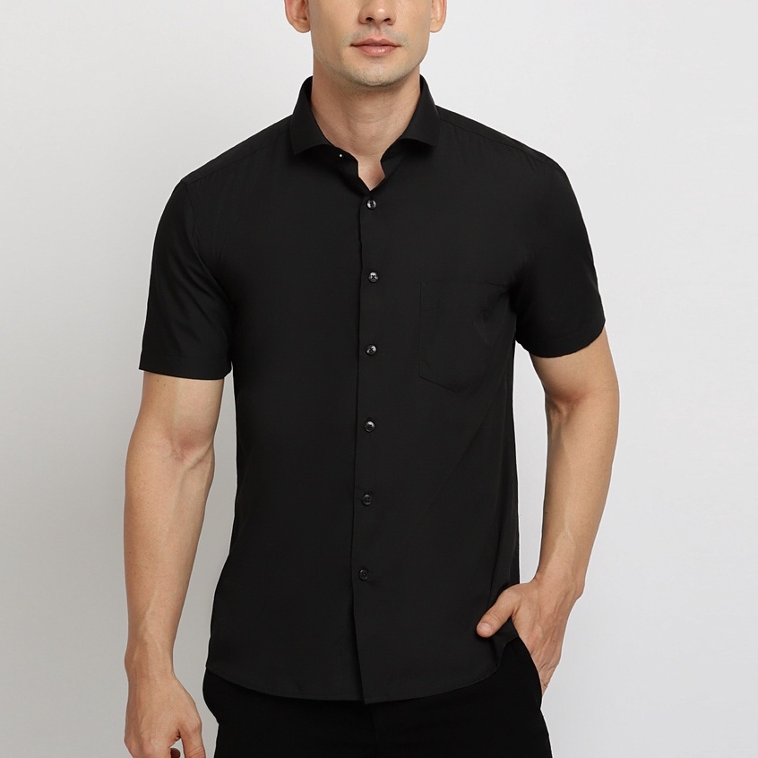 CARLOS MORENO - Kemeja Polos Katun - SKPS | Kemeja Formal | Kemeja Polos Pria | Kemeja Polos Slim Fi