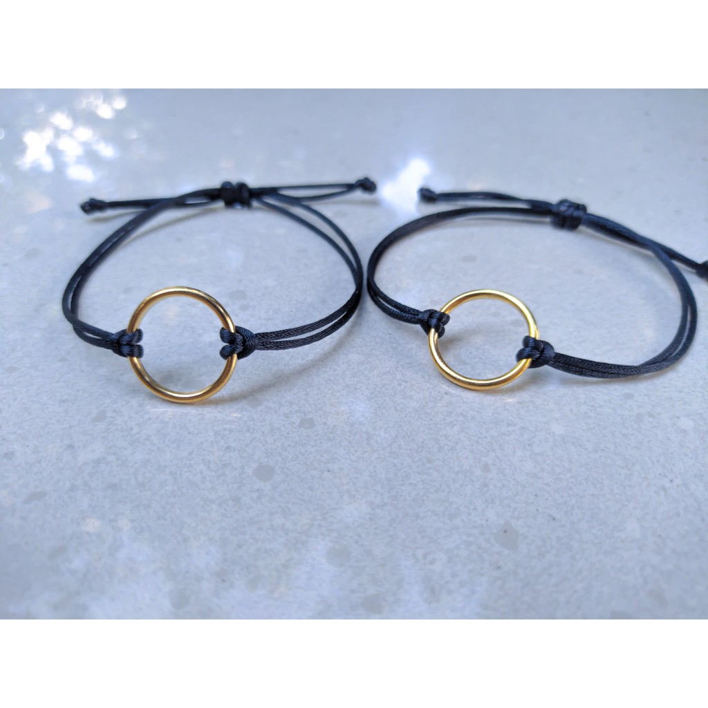 Gelang Couple BFF Wanna One Ring Emas
