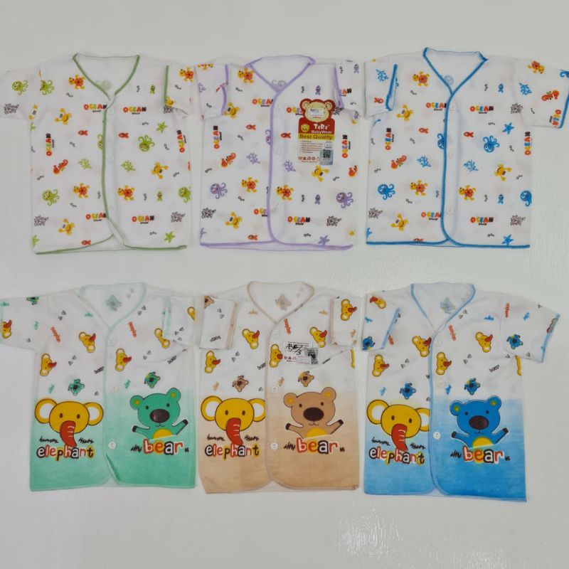 Baju/Atasan Bayi TARA Baby Bersertifikasi SNI 3 Pcs