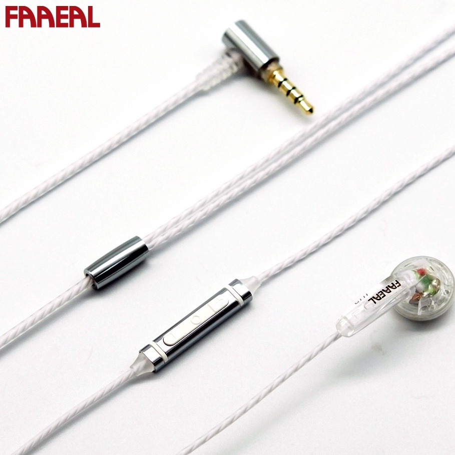 FAAEAL IRIS 2.0 Earbud 32Ohms HIFI BASS Sound telfon stereo music daily earphone mic