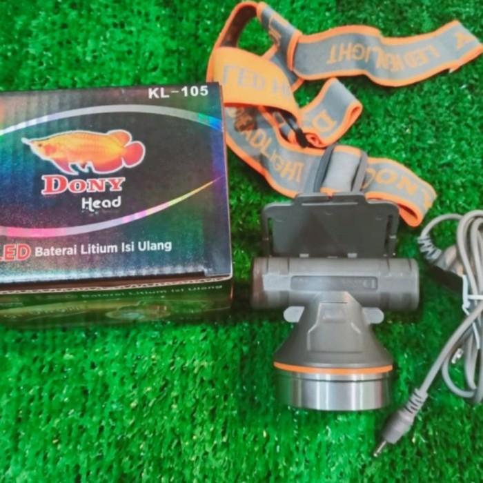 Flash | Senter Kepala Dony Kl-105 Siunyil Cahaya Kuning /Headlamp Dony 5Watt