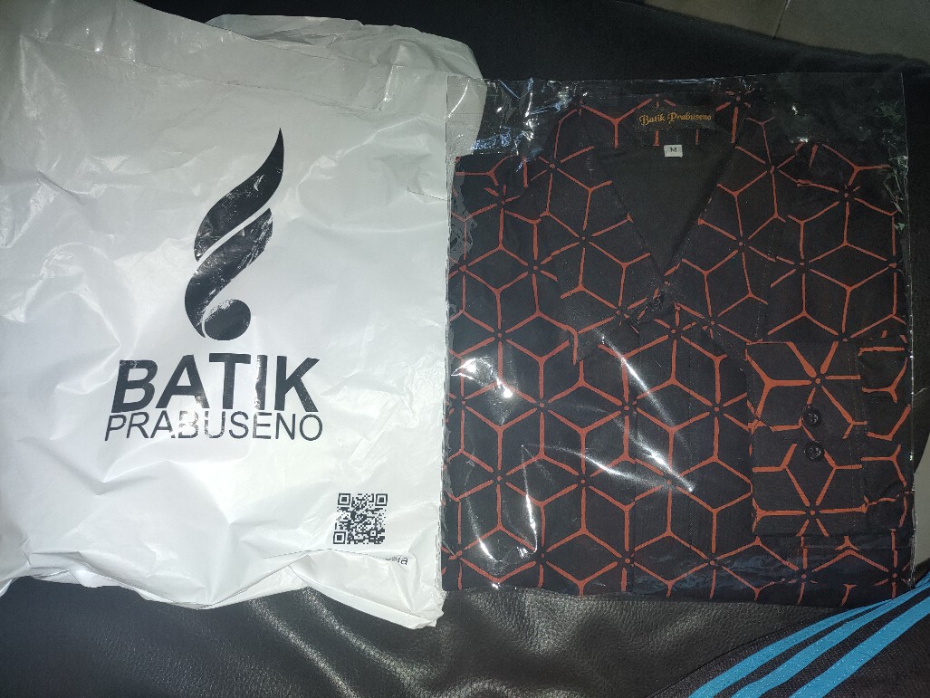 Cap Diamond Kemeja Batik Pria Lengan Panjang Kain Atasan Baju Cowo Cowok Jumbo Modern Premium