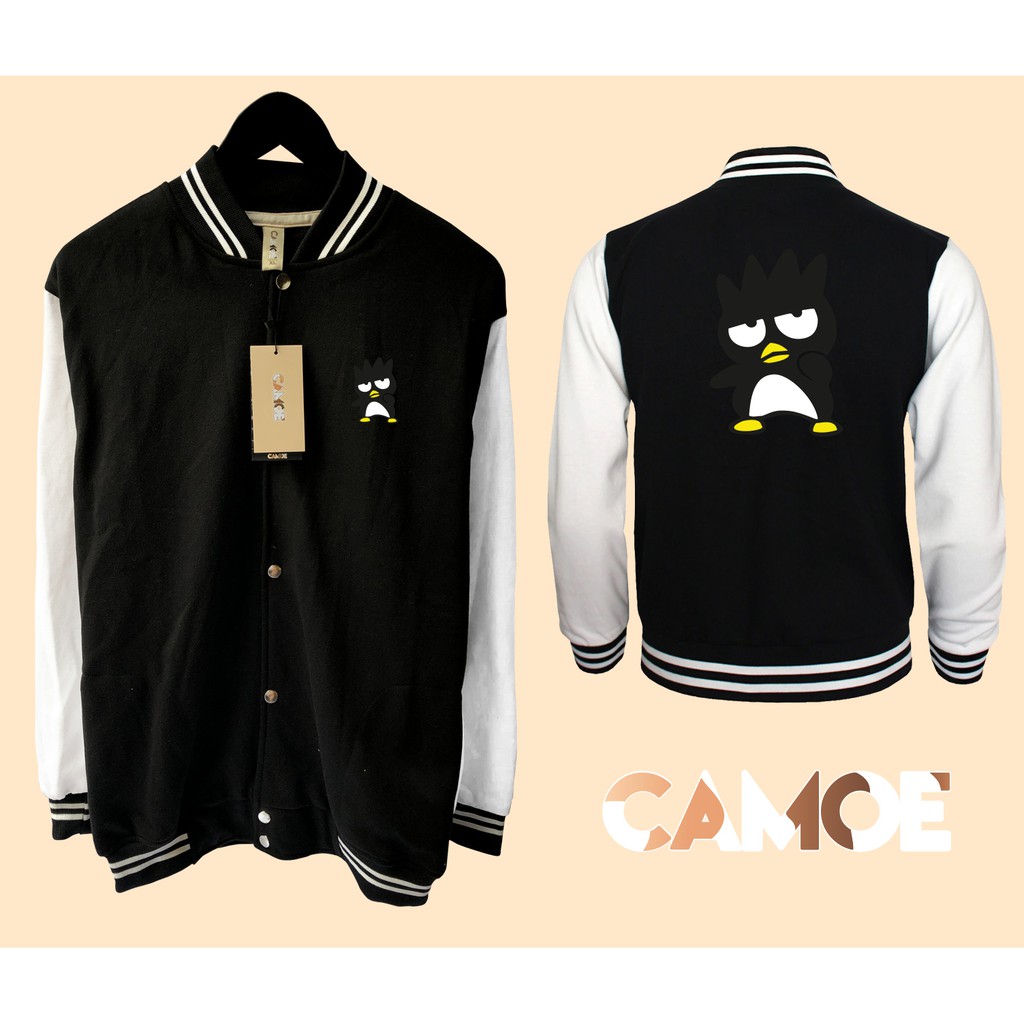 jaket varsity baseball premium desain badtz maru