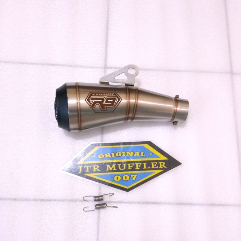 Silincer Selencer Slincer Knalpot R9 GP SERIES pnp Ninja 250 fi karbu R25 vario vixion Cbr 150r R15 