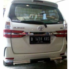 pengaman bamper bemper bumper tanduk belakang stainless bulat avanza lama VVTI/all new avanza/grand 
