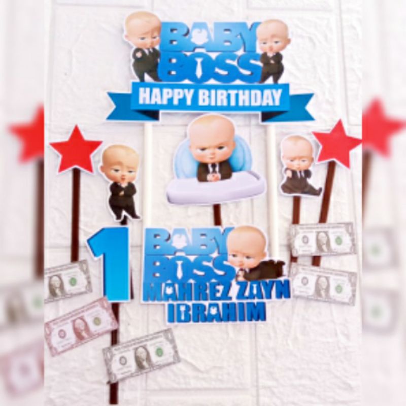 TOPPER BABY BOSS CUSTOM NAMA