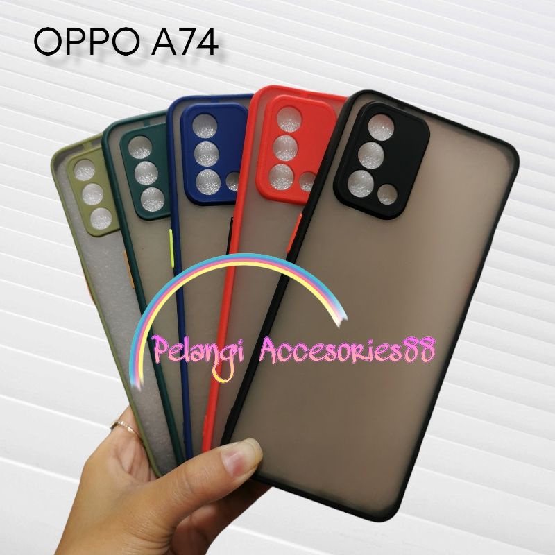 CASE OPPO A74 4G  / F19 / A95 SOFTCASE CASE DOVE CASE FULL COLOUR