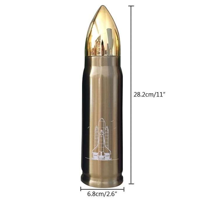 Cetak Tumbler STAINLESS Peluru Custom Grafir