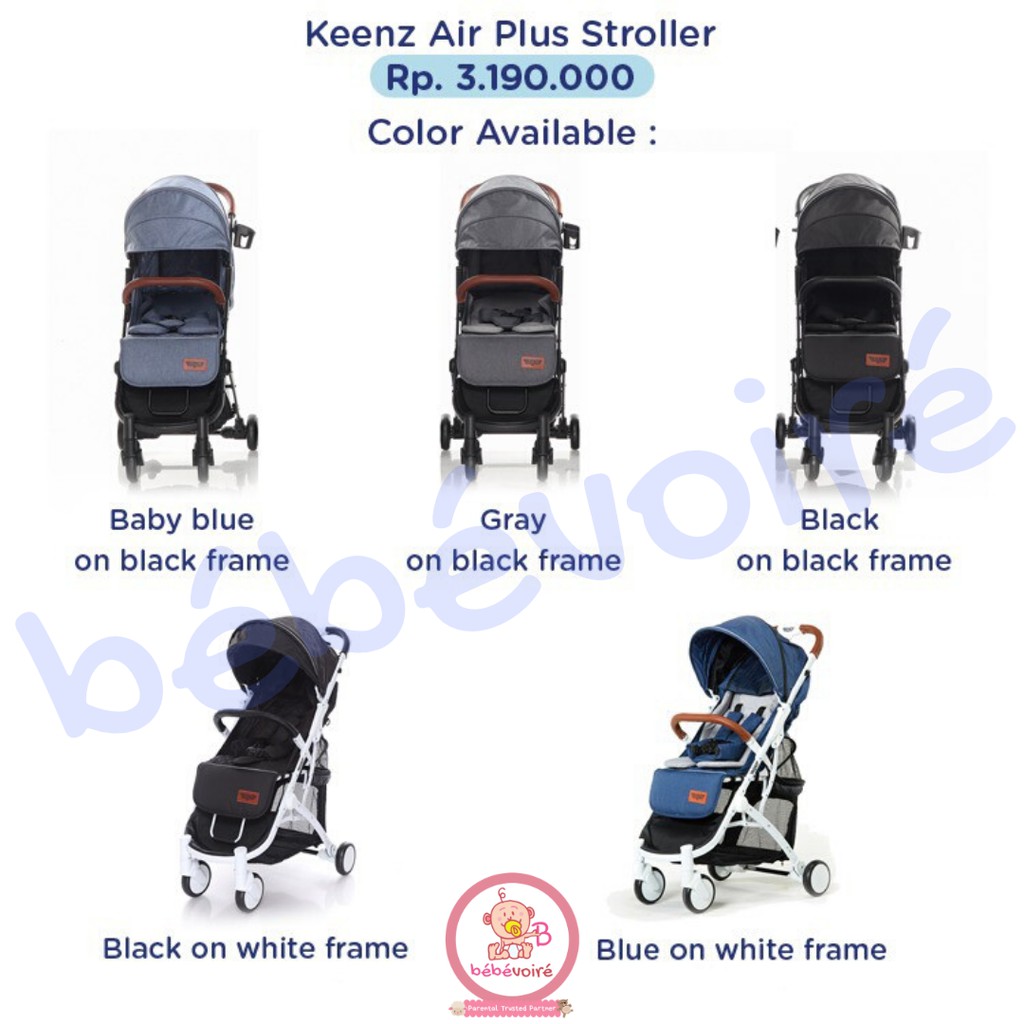 Keenz Air Plus Baby Stroller Stroller Lipat Praktis Untuk Bayi Shopee Indonesia