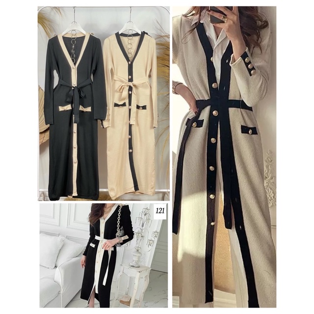 Dress rajut import Grosir Pgmta Kode 121 serian isi 4 pcs