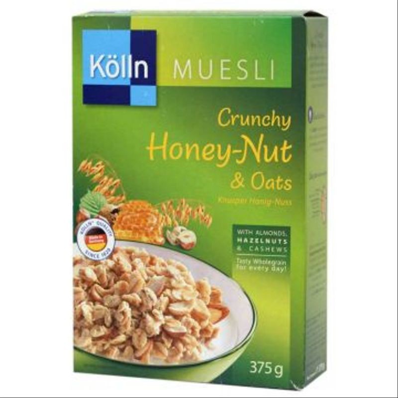 

KOLLN MUESLI CRUNCHY HONEY NUTS & OATS 375GR