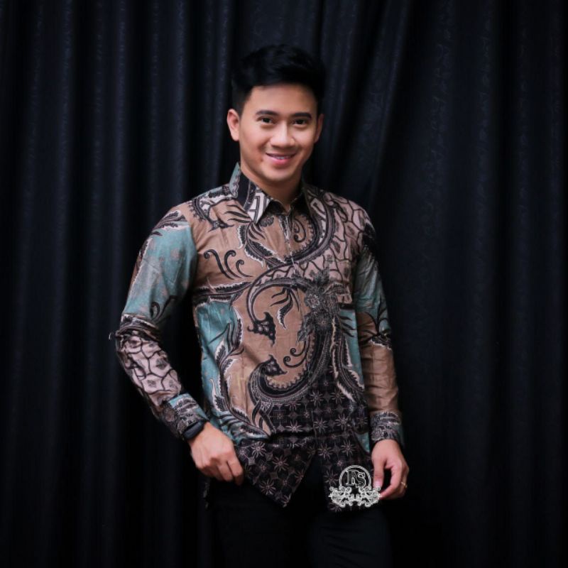 BAJU KEMEJA BATIK PRIA LENGAN PANJANG REGULER MODER MASAKINI SERAGAM KANTOR ACARA - ACARA RESMI