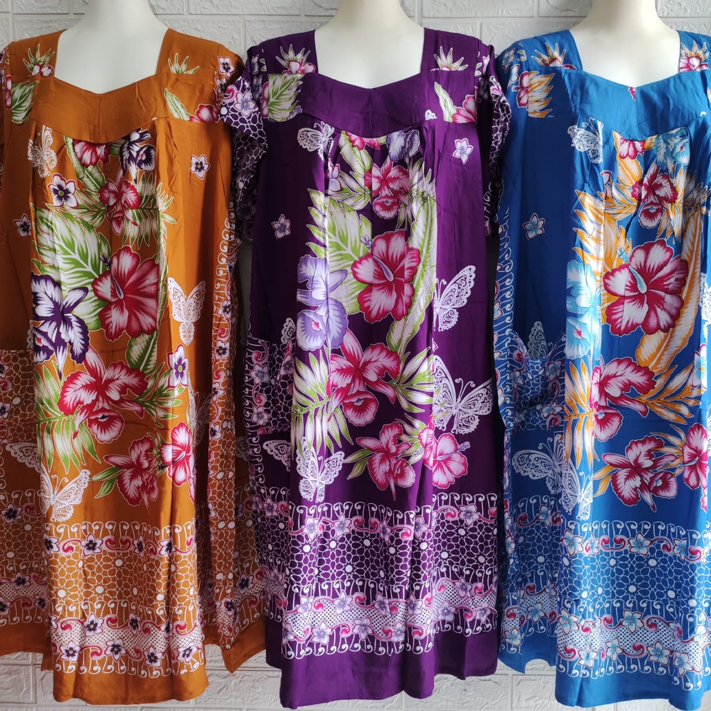 DASTER HENGKY JUMBO MOTIF BUNGA PACAR