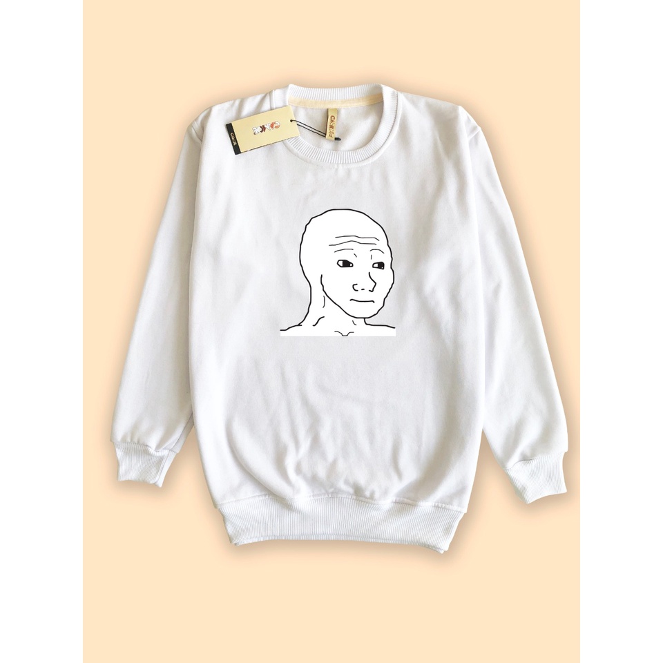 Sweater sweatshirt Crypto meme Wojak