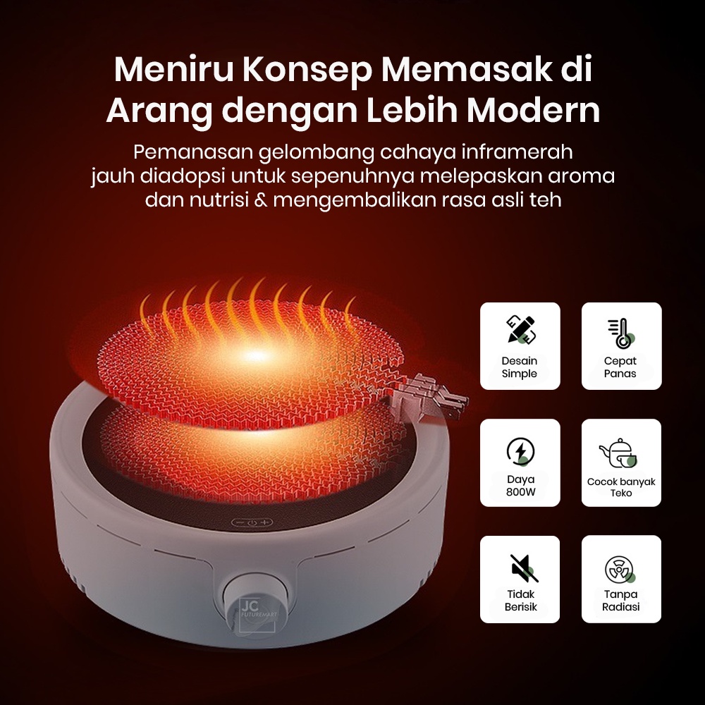KOMPOR LISTRIK INFRARED COOKER 800W | TEH KOPI MOKA POT MASAK YG100T18