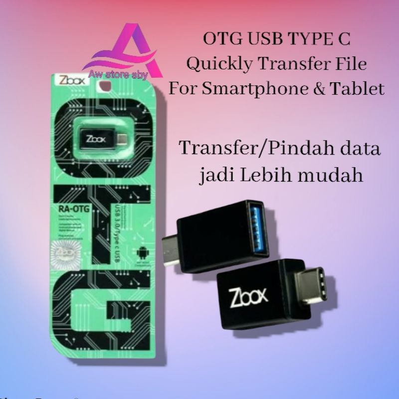Otg type c 3.0 super speed Transfer data OTG USB TYPE-C by Z-BOX