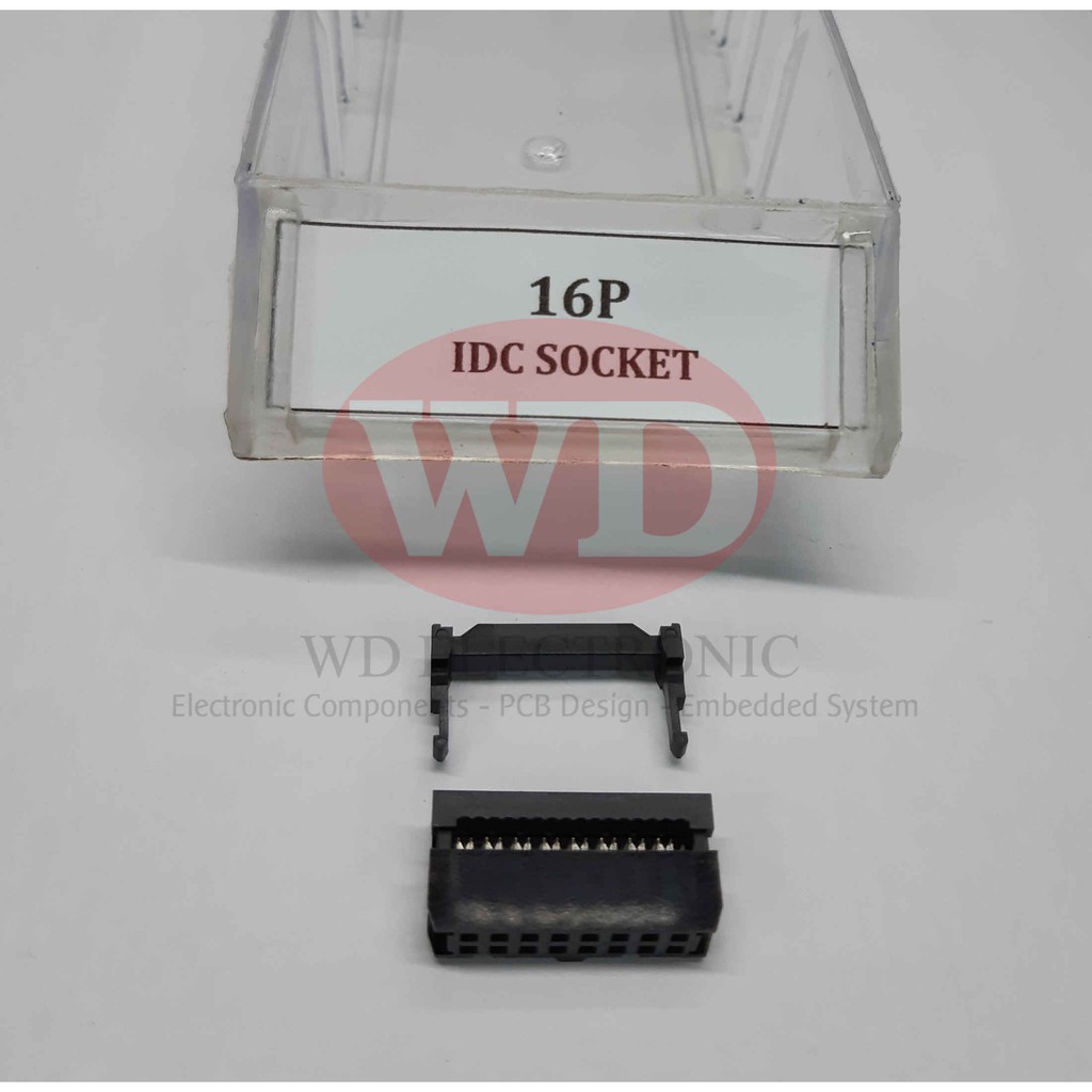 IDC SOCKET 16 PIN SOCKET IDC 16 PIN Kualitas Bagus