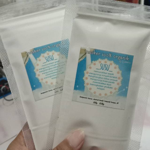 Masker organik 50gr  Grosir Termurah