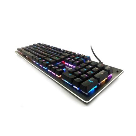 Keyboard gaming imperion wired usb 2.0 mechanical macro 104 keys fullsize rgb mech10 mech-10 kg-m10r