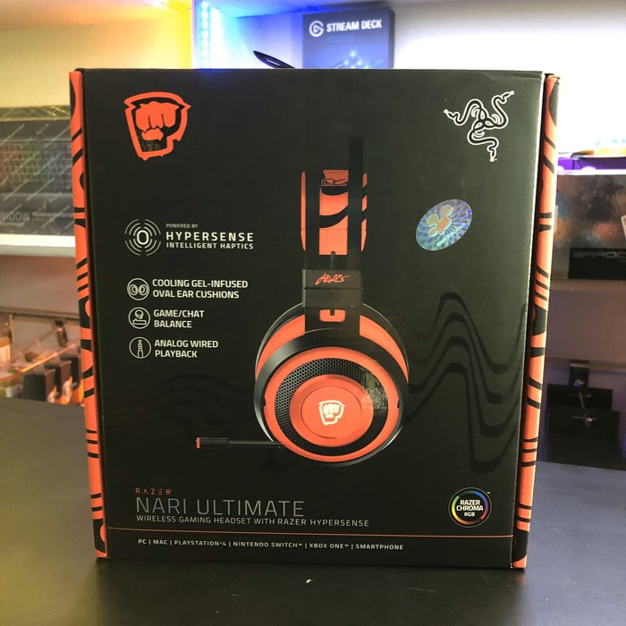 Aksesoris Pc Gaming Razer Nari Ultimate Pewdiepie Wireless Gaming Headset Shopee Indonesia