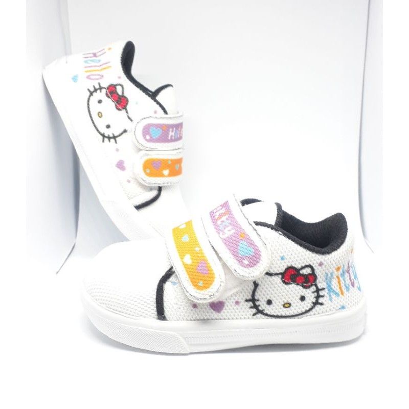 Sepatu Sneakers Anak Perempuan Gambar Hello Kitty Usia 1 2 3 4 5 Tahun